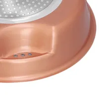 Сталева повітряна сковорода Migas Steel Air Fry Pan ML-0016 з антипригарним покриттям, антипригарна Сковорідка для смаження без масла коричнева