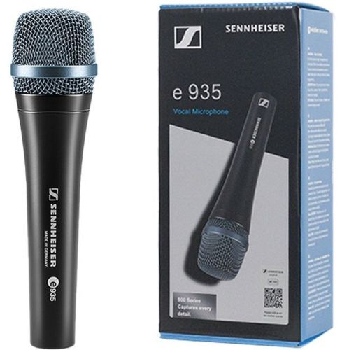 Ручний провідний мікрофон Sennheiser Evolution E965 для співу, вокальний односпрямований конденсаторний мікрофон для запису і караоке Чорний