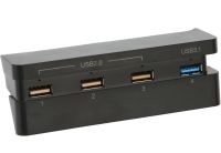 Універсальний Usb Hub dobe PS4 Slim Концентратор на 4 порти для ігрової приставки Sony Playstation, Юсб Хаб розгалужувач для периферійних пристроїв