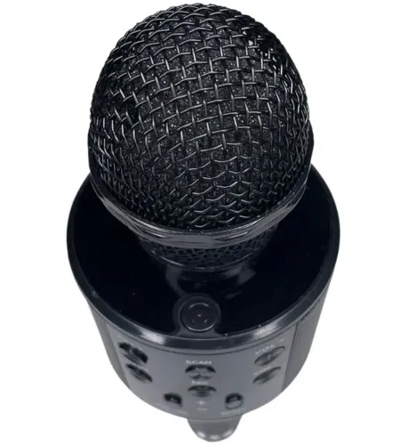 Бездротовий караоке мікрофон WSTER WS-858 Bluetooth USB AUX FM з вбудованим динаміком 5W, блютуз мікрофон з регулятором гучності Q858 для співу