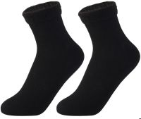 Універсальні жіночі термо шкарпетки Thermal Fashion Socks XD-01 35-41 розмір з начосом, утеплені зимові шкарпетки на хутрі, Пара шкарпеток XD-02