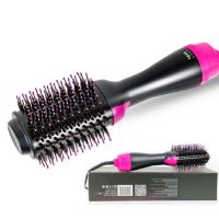 Фен щітка гребінець 3в1 One step hair Dryer 3 режими 1000W, випрямляч для укладання волосся, стайлер з функцією іонізації і керамічним покриттям