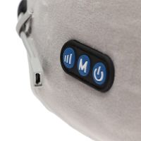 Бездротова масажна подушка Gelius Smart Pillow Massager GP-PM001 для зняття втоми і напруги шиї з підігрівом і вібрацією на акумуляторі