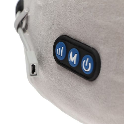 Бездротова масажна подушка Gelius Smart Pillow Massager GP-PM001 для зняття втоми і напруги шиї з підігрівом і вібрацією на акумуляторі