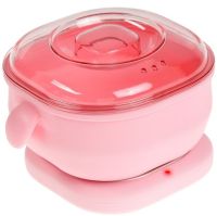 Силіконовий баночний воскоплав Wax Boiling Bowl Bucos SL-400 100W, складаний нагрівач воску на 400мл в таблетках, гранулах або дисках AND651