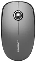 Бездротова Bluetooth мишка ZornWee W150 Grey для комп'ютера і ноутбука, Ігрова комп'ютерна блютуз миша 2.4GHZ USB для ПК від батарейок Сіра