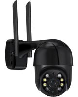 Вулична поворотна IP камера відеоспостереження CAMERA CAM 6 N3 WIFI 360/90 2.0mp зовнішнього спостереження з віддаленим доступом Y08 Чорна