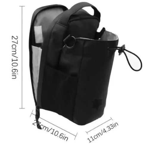 Спортивна магнітна сумка Magnetic Gym Bag Y-100 для пляшки з водою і кишенею для телефону, сумка з плечовим ременем 27х27х11см для спортзалу