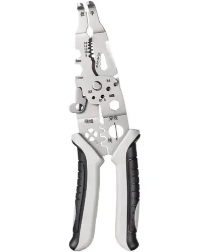 Багатофункціональні кліщі стрипер Cable Cutter CH-51 20в1 для зачистки і обтискача проводів, Каблерез різак для кабелів, дроту і зняття ізоляції