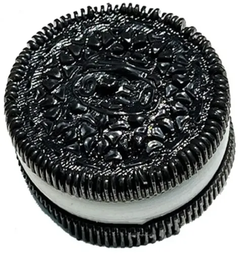Силіконова іграшка антистрес сквіш Печиво Oreo Pinch Family 6 см з ворсинками для рук, Дитяча м'ялка у вигляді печива Таба Орео Squishy для дітей