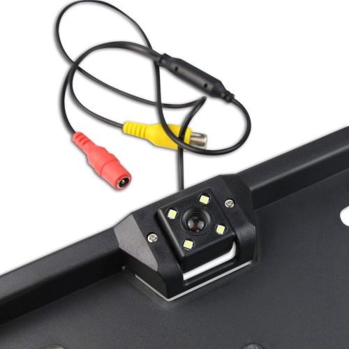 Автомобильная камера заднего вида в рамке номерного знака Car Cam Parking sensor 5429 с парктроником, Держатель рамка для номера с камерой, Авторамка