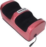 Вібраційний масажер для ніг Foot Massager MP-2257, електричний масажер для розминання ступень ніг і литок з підігрівом, Електромасажер Червоний
