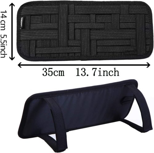 Автомобильный органайзер на козырек Grid-it! Organizer Vehicle Storage Plate, Многофункциональный держатель для мелких предметов в машину Черный