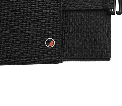 Поясна сумка бананка Mini Belt Bag ISKYBOB 7452 для документів і телефону без застібки, сумочка органайзер на пояс і ремінь чоловіків і жінок Чорна