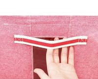 Складаний органайзер чохол Non-Woven Box AND242 для зберігання одягу та постільної білизни 50x40x31 см Великий кофр коробка бокс для речей з ручками