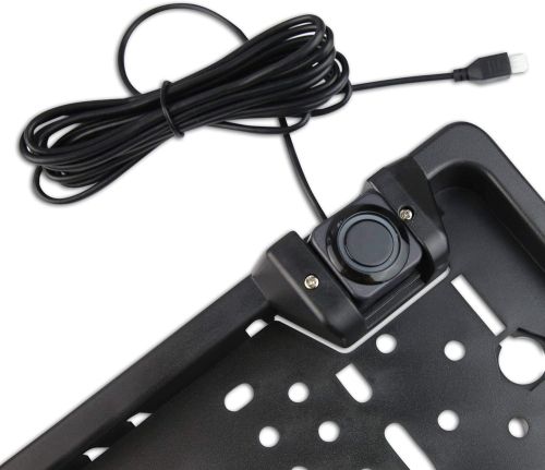 Автомобильная камера заднего вида в рамке номерного знака Car Cam Parking sensor 5429 с парктроником, Держатель рамка для номера с камерой, Авторамка
