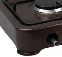 Настольный газовый таганок плита Domotec MS-6662 на 2 конфорки, газовая плита