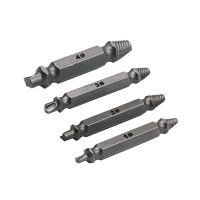 Набір екстракторів біт Easy Out Tool S2 4 шт в коробці, двосторонні насадки для викручування зламаних, злизаних саморізів і болтів на шуруповерт