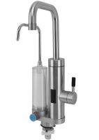 Проточный водонагреватель Faucet ZSWK-D02 с LCD дисплеем с фильтром для очистки воды, Электрический нагреватель в виде крана 220V нижнее подключение