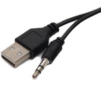 Мини USB колонки для ПК компьютера, ноутбука D-02A проводная компьютерная акустическая система 6.8Х6.8 см, маленькая музыкальная акустика 3.5 мм 5W