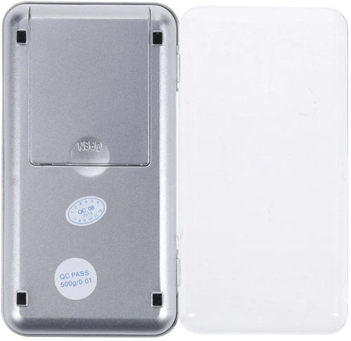 Кишенькові ювелірні електронні ваги 0,01-500 гр Domotec MS-1728A з LCD-дисплеєм, портативні компактні цифрові ваги з підсвічуванням 500гр