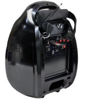 Портативна бездротова Bluetooth колонка валізу X - Bass Golon RX-810BT зі світломузикою і мікрофоном, акустична блютуз система з караоке Чорна