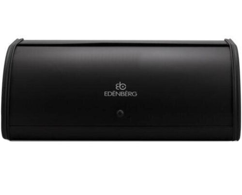 Хлібниця Edenberg EB-097 4в1 з 3 баночками для сипучих продуктів, набір хлібниці для зберігання хлібобулочних виробів з ємностями з нержавіючої сталі
