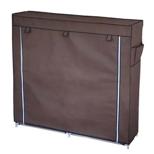 Тканинна шафа для взуття Shoe Cabinet YQF-2266 на 6 полиць, Подвійна складна тканинна полиця, пилозахищений каркасний для зберігання K66, 2712 MG-222