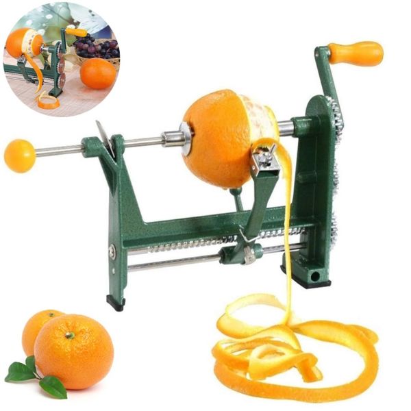 Ручна машинка для чищення апельсинів, мандаринів і фруктів Orange Peeler Мультислайсер овочерізка для очищення і нарізки фруктів і овочів