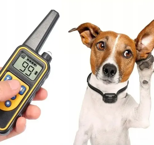 Електричний нашийник dog Training Collar DTC-800 анти гавкіт з пультом управління для контролю і дресирування собак, дресирувальний електронашийник