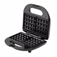 Вафельниця Sonifer Cone Maker SF-6043, Електровафельниця для бельгійських вафель, Побутова бутербродниця сендвичница Waffle Maker 750 Вт Чорна