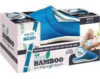 Бамбукові капці Cool Bamboo Anti-Fatigue Gel Slippers для зняття втоми ніг 41 розмір, розслаблювальні гелеві капці з піни з ефектом пам'яті