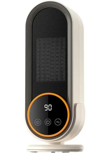 Електричний керамічний обігрівач тепловентилятор Heating Fan E68S 1200W, переносний електрообігрівач дуйка 2 режими з пультом ДУ для дому