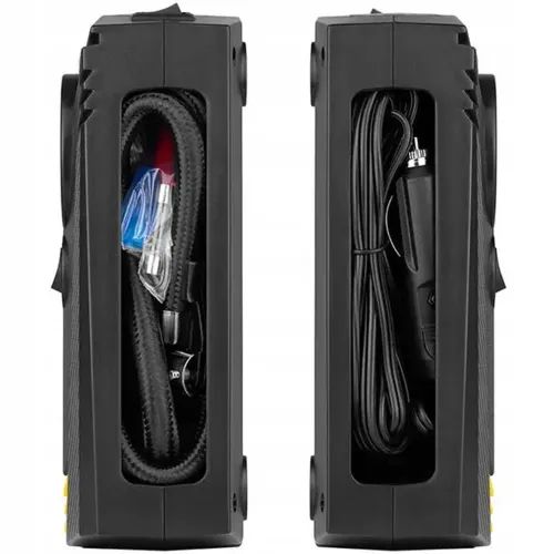 Автомобільний провідний компресор Tracer RES-02ML 12V 150PSI для підкачки шин з ліхтариком від прикурювача, Автокомпресор насос CZK - 3634 для машини