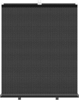 Сонцезахисна рулонна шторка козирок RolerProtect 40x125 см на коліщатках для спальні і автомобіля, Автомобільні жалюзі ролет на вікна Чорна