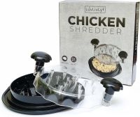 Ручний кухонний подрібнювач Twist Chiken Shredder з ведмежими кігтями для подрібнення вареної курячої грудки свинини м'яса з прозорою кришкою