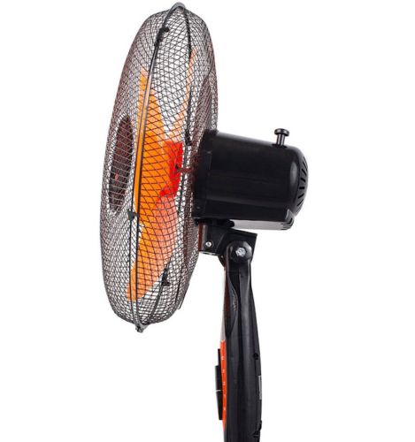 Підлоговий вентилятор Domotec MS-1619 40 см stand fan 16 " дюймів 40W Помаранчевий Домотек Orange на телескопічній ніжці з поворотом і нахилом