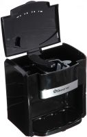 Капельная кофеварка на две чашки Domotec MS-0708 c 2 керамическими чашками, домашняя электрическая кофемашина для чая и кофе на 0.3 л 500W Черная