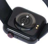 Розумні наручні смарт годинник Smart Watch F21 Black голосовий виклик, функції фітнесу та здоров'я Bluetooth з бездротовою зарядкою IOS Android чорні