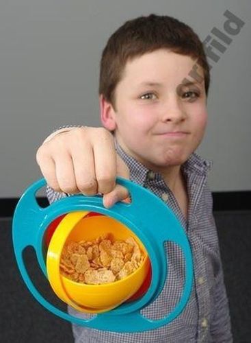 Чашка, тарілка непроливайка Gyro Bowl НЕВАЛЯШКА