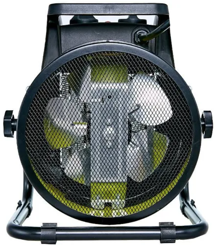 Теплова гармата Grunfeld GG1506-2 3000W 3 режими до 280 м3/год, Електричний підлоговий обігрівач тепловентилятор NF-002 3кВт від мережі Жовтий