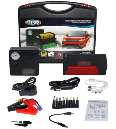 Автомобильное пускозарядное устройство 12V Equus 50800mAh с компрессором FY-305A Автоматическое пусковое устройство для авто аккумуляторов