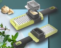 Ручна терка для часнику Functional Kitchen Gardget, Ручний кухонний подрібнювач, часничниця, подрібнювач-терка, давилка, прес, сиру шоколаду
