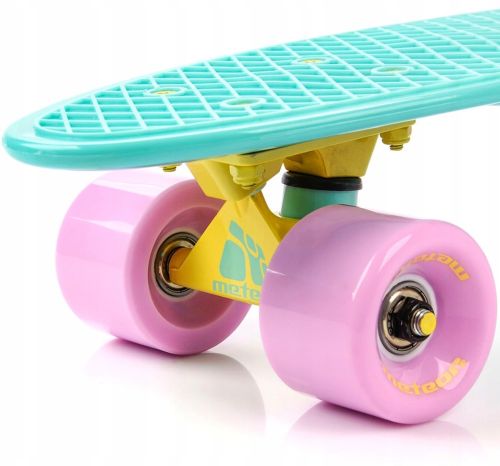Дитячий міський міні скейт пенні Борд Penny My Go Fish Skateboards Mint 22", Скейтборд MS-0848 з світяться колесами для дітей і підлітків
