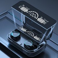 Бездротові Bluetooth навушники Newest M10 з led дисплеєм і індикатором заряду Black чорні сенсорні з екраном TWS М10 C powerbank Earbuds