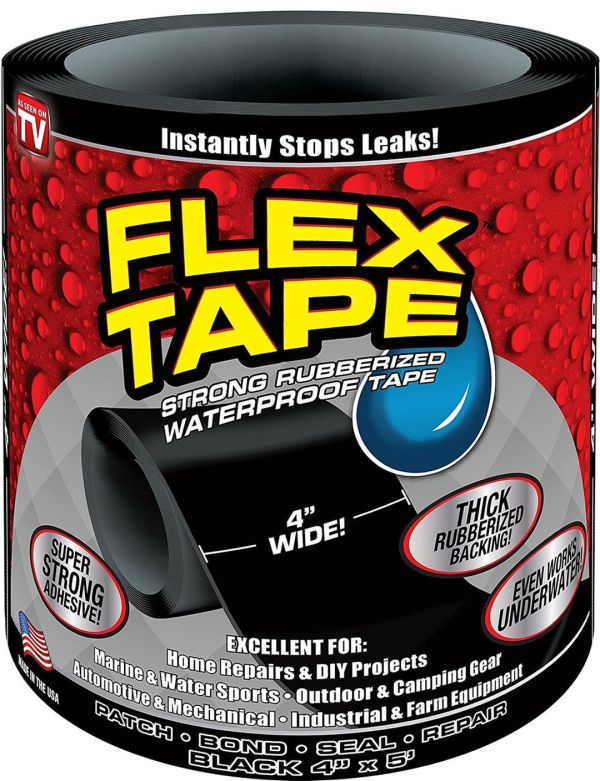 Надміцна водонепроникна стрічка Flex Tape 10 см скотч-стрічка Флекс Тайп 10см маленька