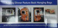 Автомобільний Шкіряний органайзер для заднього сидіння Folding dinner Posture Back Handing Bag на спинку переднього сидіння