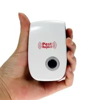 Ультразвуковой отпугиватель насекомых и грызунов Electronic Pest Reject Repeller устройство для уничтожения мышей тараканов, комаров прибор в розетку