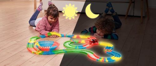 Дитячий гнучкий трек Magic Tracks, гнучкий гоночний трек Меджик Трек оригінал 220 деталей