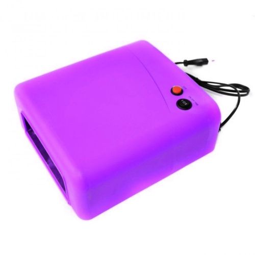 УФ Лампа Global Fashion 818 LED 36 W для сушки и наращивания ногтей глянцевая 4 лампы сменные 36 ВТ